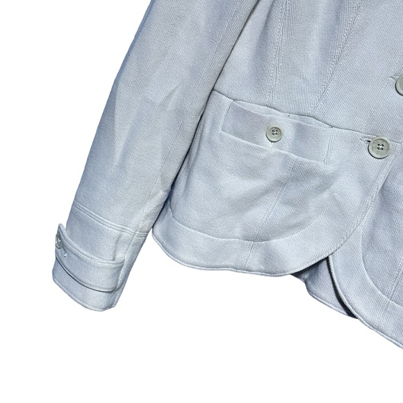 Y2K Free People Cream Knit and Lace Jacket FP Size 2 US Small - Picture 5 of 14